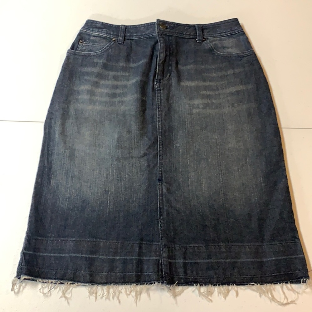 St. John’s Bay Denim Midi Skirt